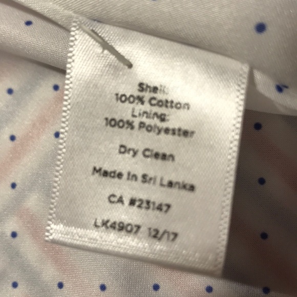 Talbots Seersucker Stripe Patchwork Blazer Size 8P - Picture 12 of 12